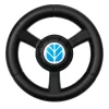Gyerek jármű traktor utánfutóval és szerszámokkal Baby Mix New Holland sárga