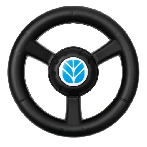 Gyerek jármű traktor utánfutóval és szerszámokkal Baby Mix New Holland sárga