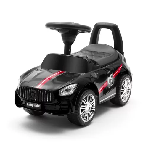 Zenélő bébitaxi Baby Mix RACER fekete