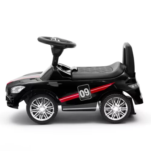 Zenélő bébitaxi Baby Mix RACER fekete