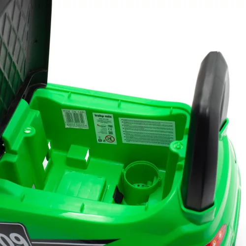 Zenélő bébitaxi Baby Mix RACER zöld