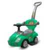 Bébitaxi tolókarral 3az1-ben Baby Mix Mega Car zöld