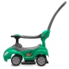 Bébitaxi tolókarral 3az1-ben Baby Mix Mega Car zöld