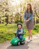 Bébitaxi tolókarral 3az1-ben Baby Mix Mega Car zöld