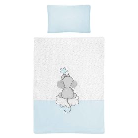 6-részes ágyneműhuzat Belisima Cute Mouse 100/135 türkiz