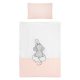 6-részes ágyneműhuzat Belisima Cute Mouse 90/120 rózsaszín