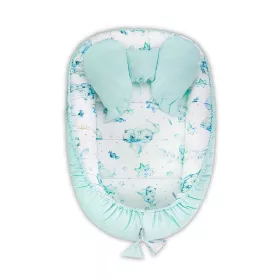   Babafészek kisbabák számára Velvet Belisima Sleeping bears