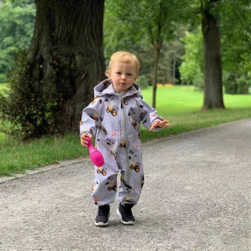 Softshell baba overál New Baby Kotrógép