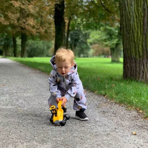 Softshell baba overál New Baby Kotrógép