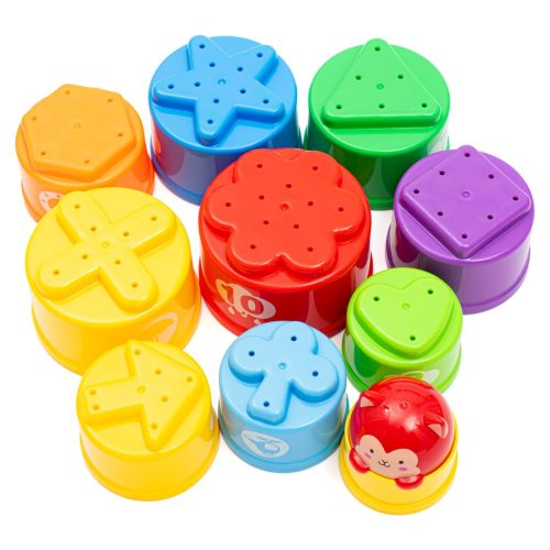 Oktató csészék dallammal Baby Mix