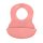 Állítható műanyag előke Baby Ono zsebbel rózsaszín