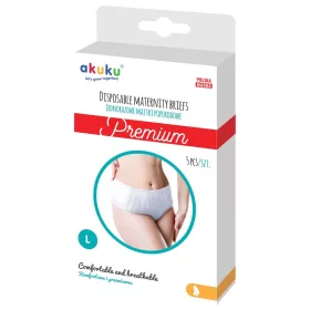   Egyszer hazsnálatos szülés utáni bugyi Akuku PREMIUM L-es méret 5 db