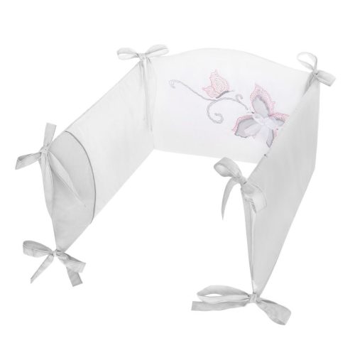 5-részes ágyneműhuzat Belisima Butterfly 100/135 szürke