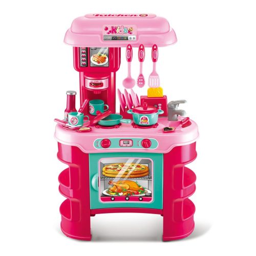 Gyermek konyha Little Chef Baby Mix rózsaszín 32 db