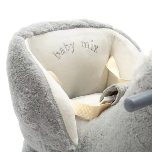 Hintajáték dallammal Baby Mix szürke lovacska