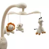 Multifunkcionális baba bölcső kiságy New Baby csillag szürke
