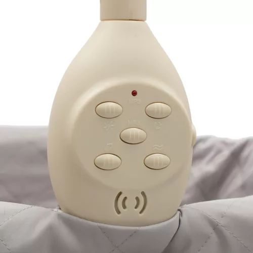 Multifunkcionális baba bölcső kiságy New Baby csillag szürke