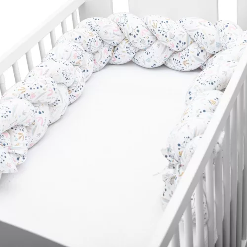Védő fonott rácsvédő kiságyba New Baby Áfonya