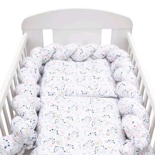 Védő fonott rácsvédő kiságyba New Baby Áfonya