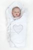 Luxus megkötős pólya Minka New Baby Áfonya 75x75 cm