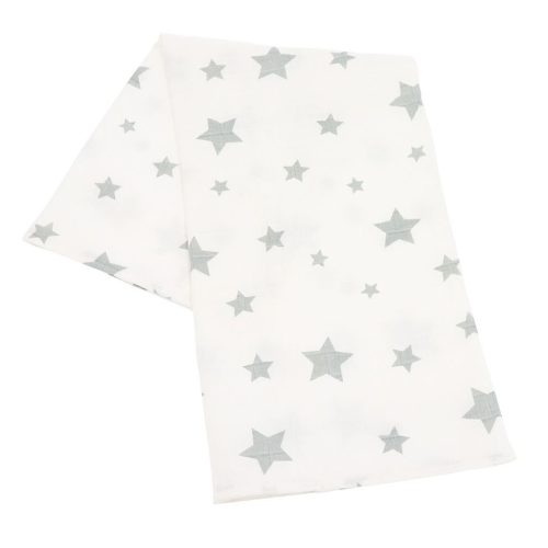 Pamut  tetra fürdőlepedő New Baby Softy 90 x 110 cm 2 db szürke fehér