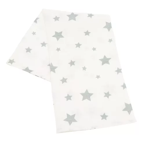 Pamut  tetra fürdőlepedő New Baby Softy 90 x 110 cm 2 db szürke fehér