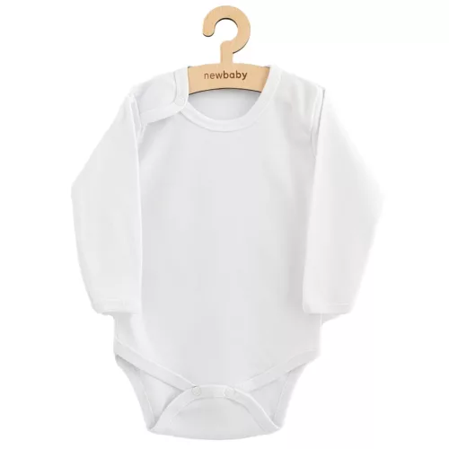 Body hosszú ujjú New Baby II - fehér