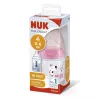 Baba cumisüveg NUK First Choice Temperature Control 150 ml pink