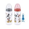 Baba tanuló itatópohár NUK Disney Mickey hőmérséklet jelzővel 300 ml piros