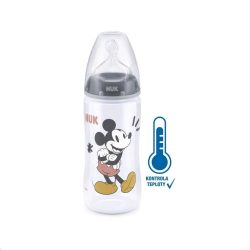   Baba tanuló itatópohár NUK Disney Mickey hőmérséklet jelzővel 300 ml szürke