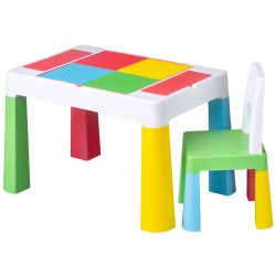   Gyerek szett asztalka székkel Multifun multicolor (a csomagolás sérült)