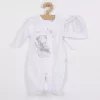 Baba kezeslábas sapkával Koala Angel fehér