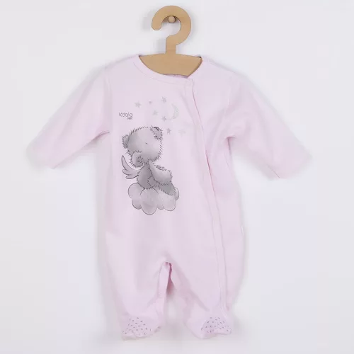 Baba kezeslábas sapkával Koala Angel rózsaszín