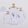 4-részes baba együttes Koala Angel fehér