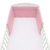 3-részes ágyneműhuzat New Baby 100/135 cm őz szürke-rózsaszín