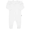 Baba pamut kezeslábas New Baby Stripes fehér