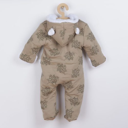 Téli baba kezeslábas Nicol Ella bézs