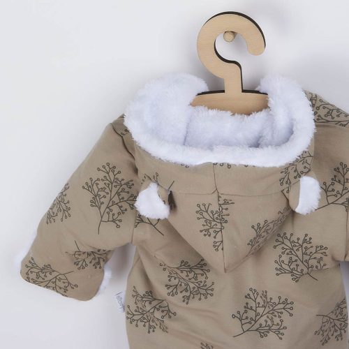 Téli baba kezeslábas Nicol Ella bézs