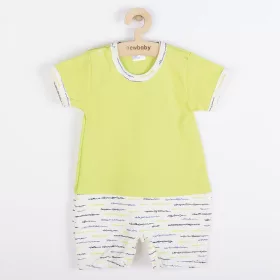 Baba pamut nyári kezeslábas New Baby Summertime fiú