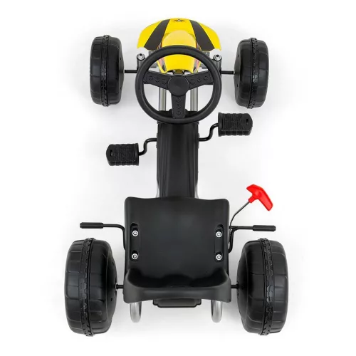 Go-kart Milly Mally Viper pedálos gyerek gokart sárga