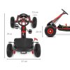 Go-kart Milly Mally Thor pedálos gyerek gokart piros