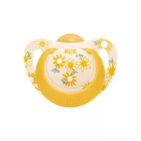 NUK Star baba cumi latex 18-36 h, sárga