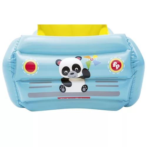 Gyermek felfújható autó Fisher-Price labdákkal 119x79x51 cm