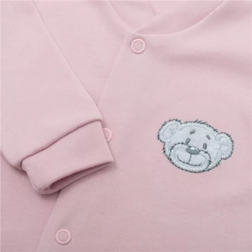 Baba pamut kezeslábas New Baby BrumBrum old pink