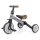 Gyerek háromkerekű bicikli 3az1-ben Milly Mally Optimus grey