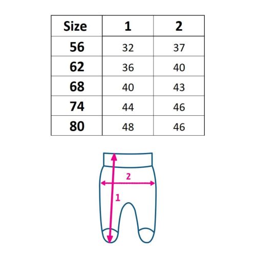Baba pamut szabadidő nadrág Koala Flowers