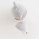 Téli baba sapka és nyakba való kendő New Baby Teddy bear szürke rózsaszín