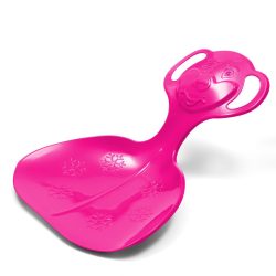   Gyerek műanyag hócsúszka popsi szánkó Baby Mix COMFORT LINE M rózsaszín