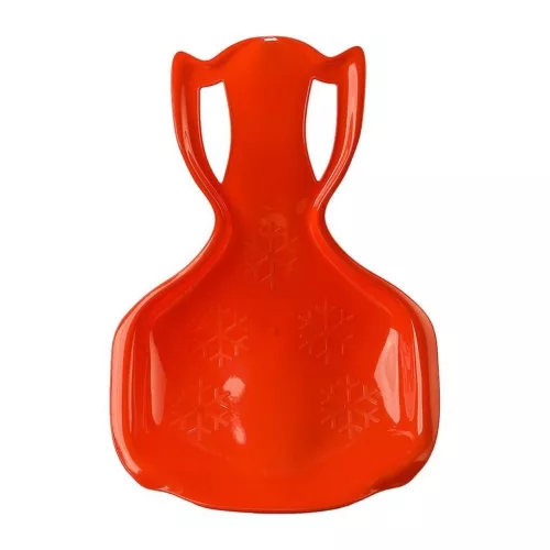 Gyerek műanyag hócsúszka popsi szánkó Baby Mix COMFORT LINE XL piros