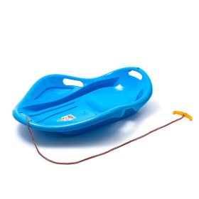   Gyerek hócsúszka popsi szánkó Kagyló Baby Mix PREMIUM KOMFORT 80 cm kék